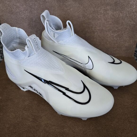 Nike Football Cleats Alpha Menace Elite 3 Pure Platinum White Sz 11.5 CT6648-109 main image 7
